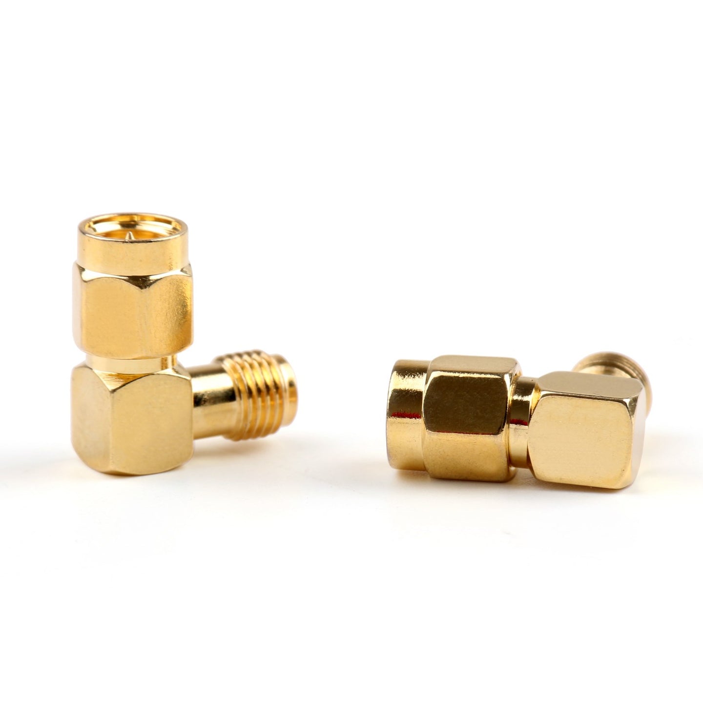 20Pcs SMA Female Jack To SMA Male Plug Right Angle 90 Degree RF Connector US