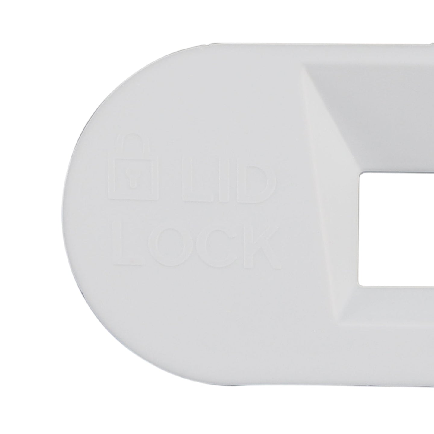 W11545554 Washer Lid Lock Bezel for Whirlpool, Maytag & Kenmore, Replaces AP7018858 (White)