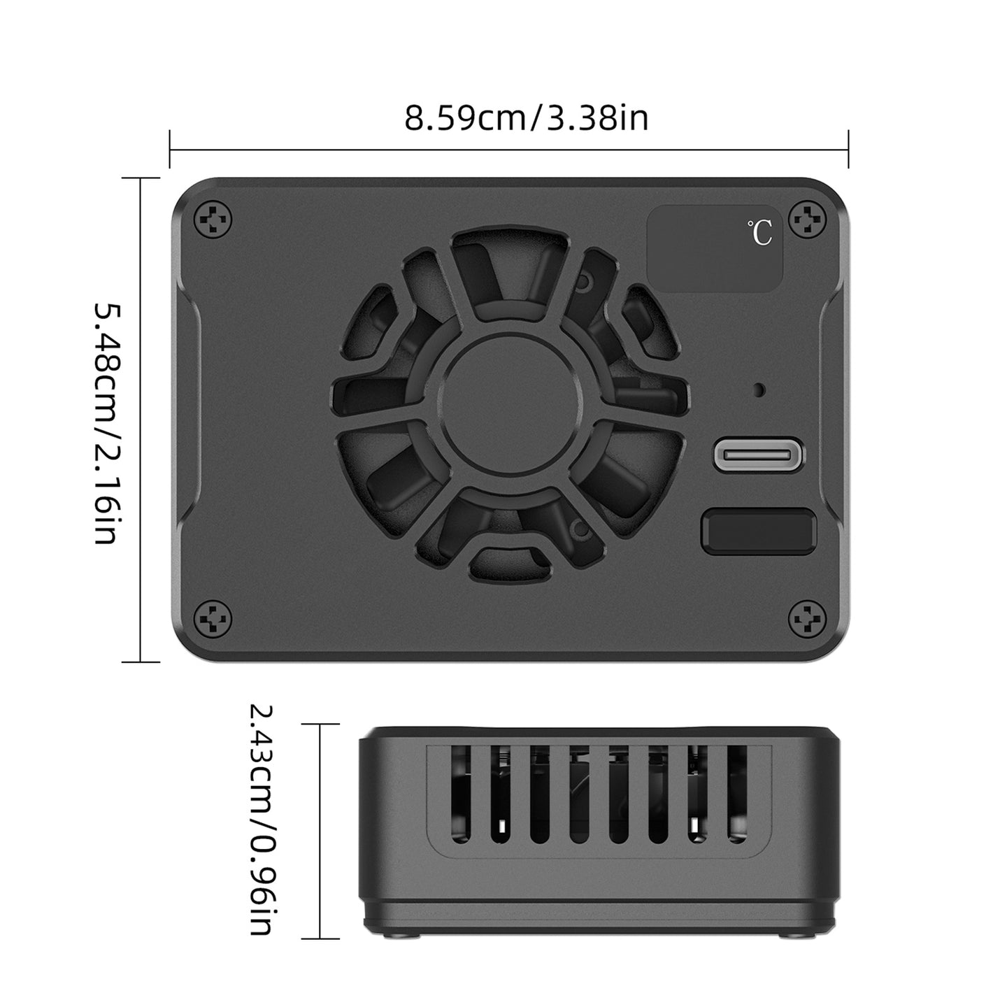Portable Metal Shell Semiconductor Camera Radiator For Sony Canon R5/R6/Fuji Xt4