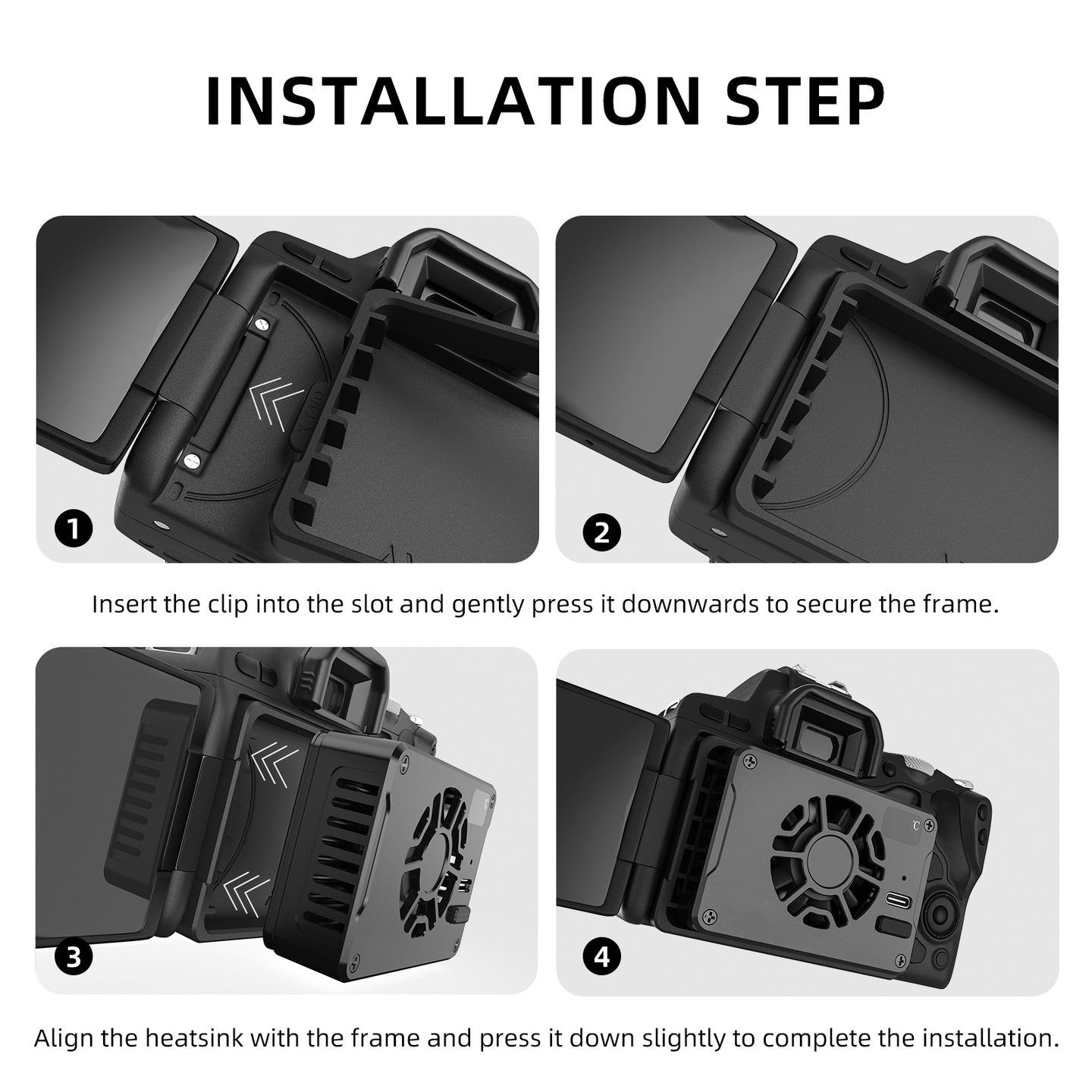 Portable Metal Shell Semiconductor Camera Radiator For Sony Canon R5/R6/Fuji Xt4