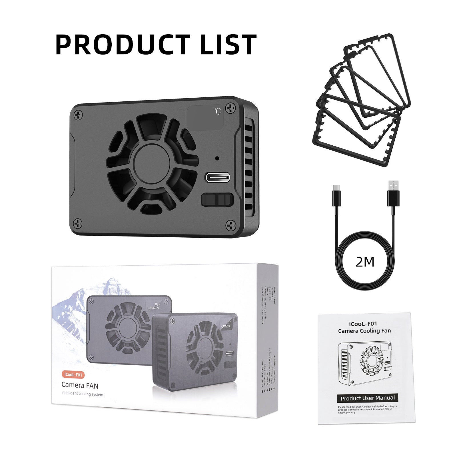 Portable Metal Shell Semiconductor Camera Radiator For Sony Canon R5/R6/Fuji Xt4