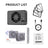 Portable Metal Shell Semiconductor Camera Radiator For Sony Canon R5/R6/Fuji Xt4
