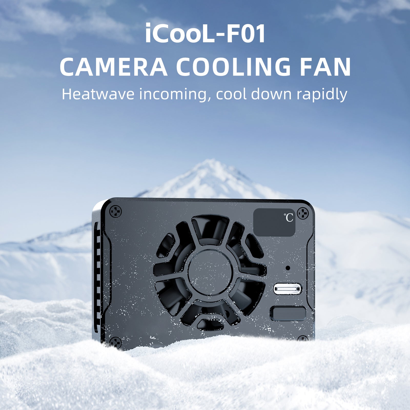 Portable Metal Shell Semiconductor Camera Radiator For Sony Canon R5/R6/Fuji Xt4