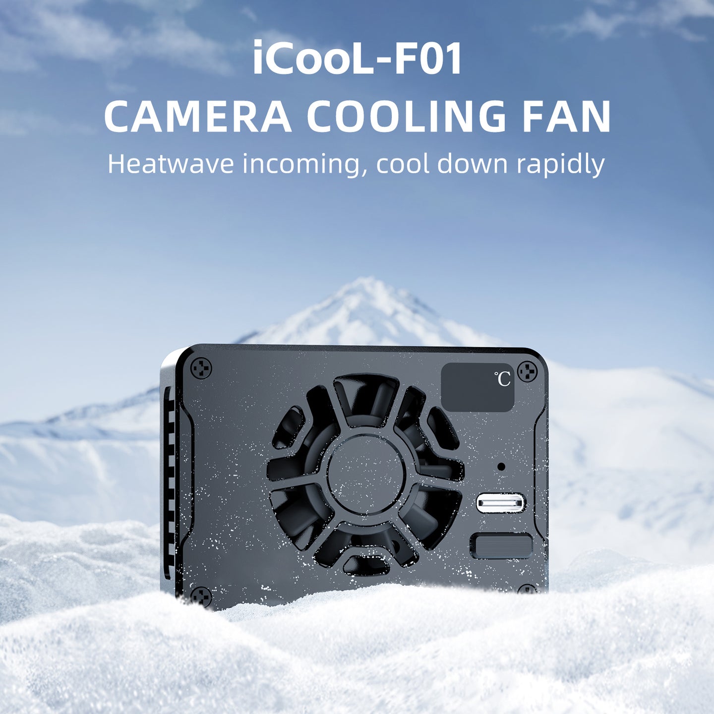 Portable Metal Shell Semiconductor Camera Radiator For Sony Canon R5/R6/Fuji Xt4