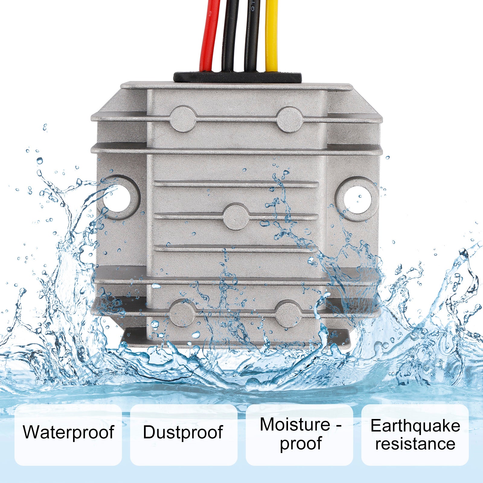 Waterproof DC 12V to 15V 3A 45W Step-Up Power Supply Converter Regulator