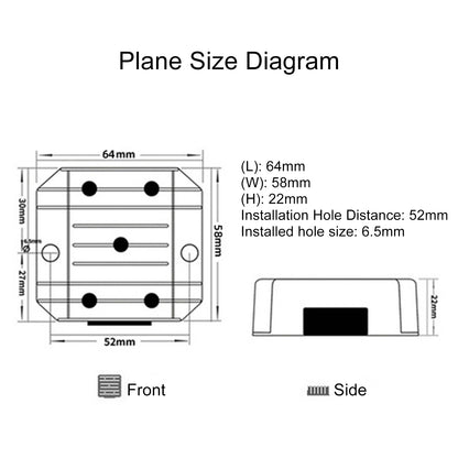 12V to 24V 3A 72W DC-DC Boost Step Up Power Converter Voltage Regulator Module