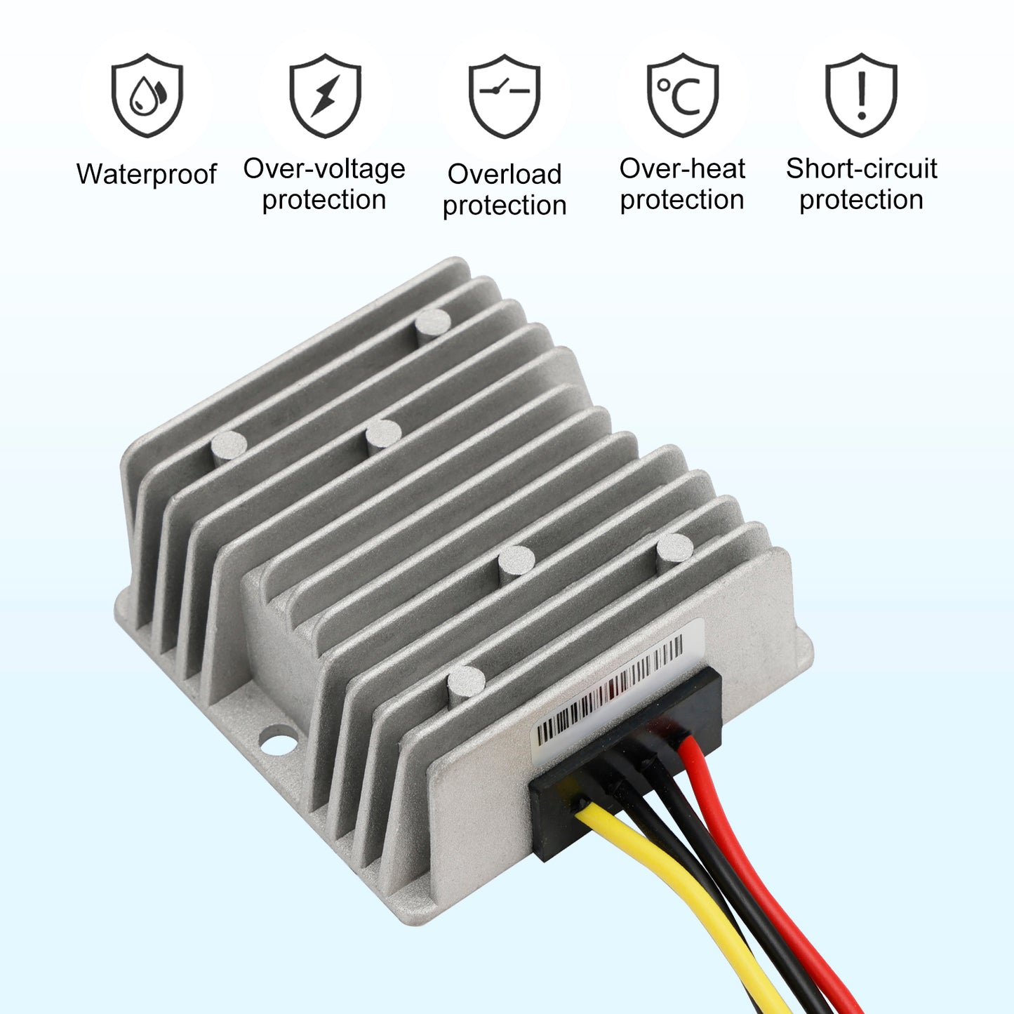 12/24V to 5V 25A Step Down DC/DC 125W Power Converter Regulator WaterProof