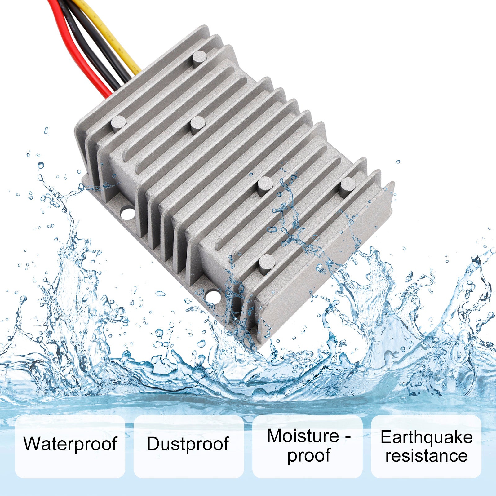 DC 18-36V Converter To DC 24V 20A Boost Buck Power Module Voltage Regulator