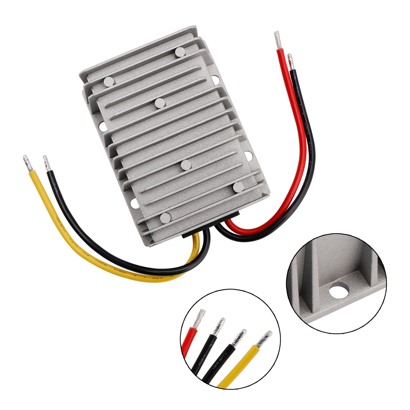 Waterproof DC 20-72V to 12V 30A 360W Step-Down Power Supply Converter Regulator