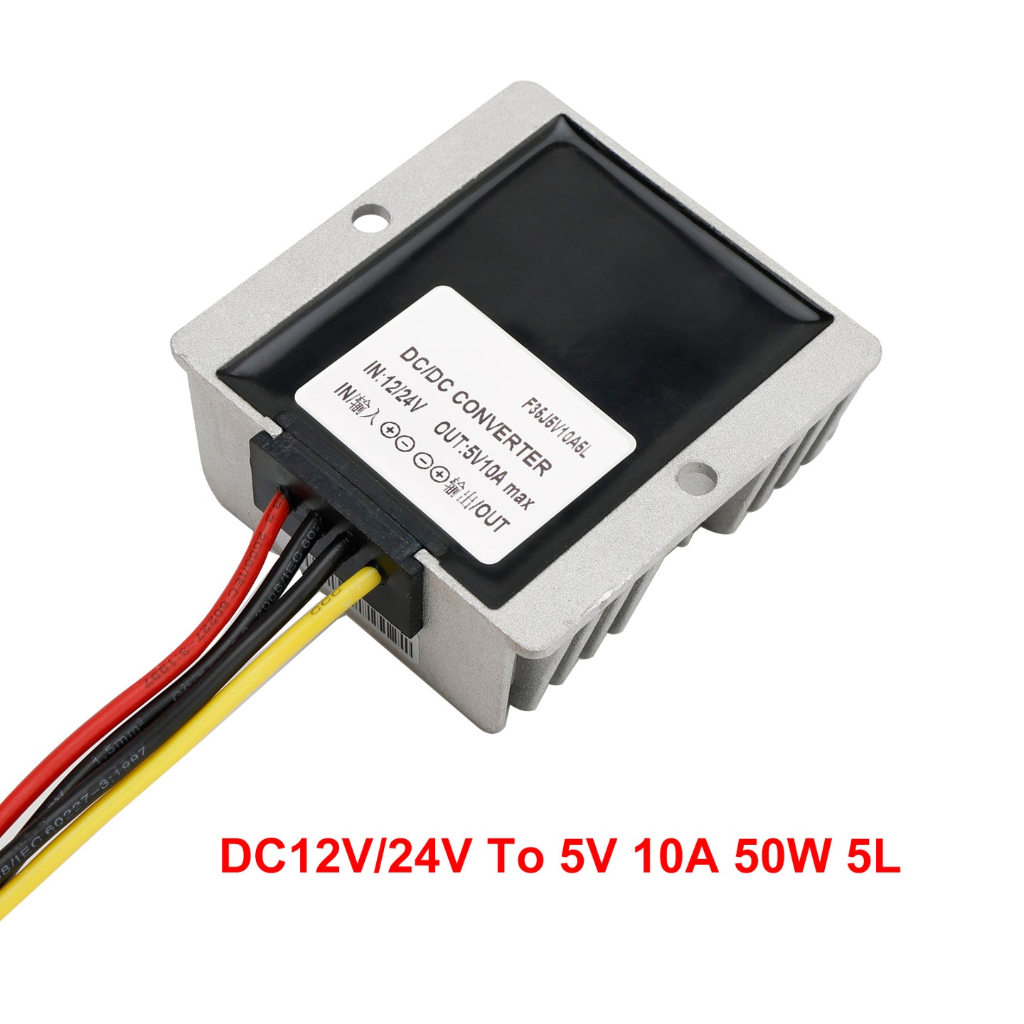 DC 12V/24V To 5V 10A 50W Converter Regulator Power Supplies Transformer