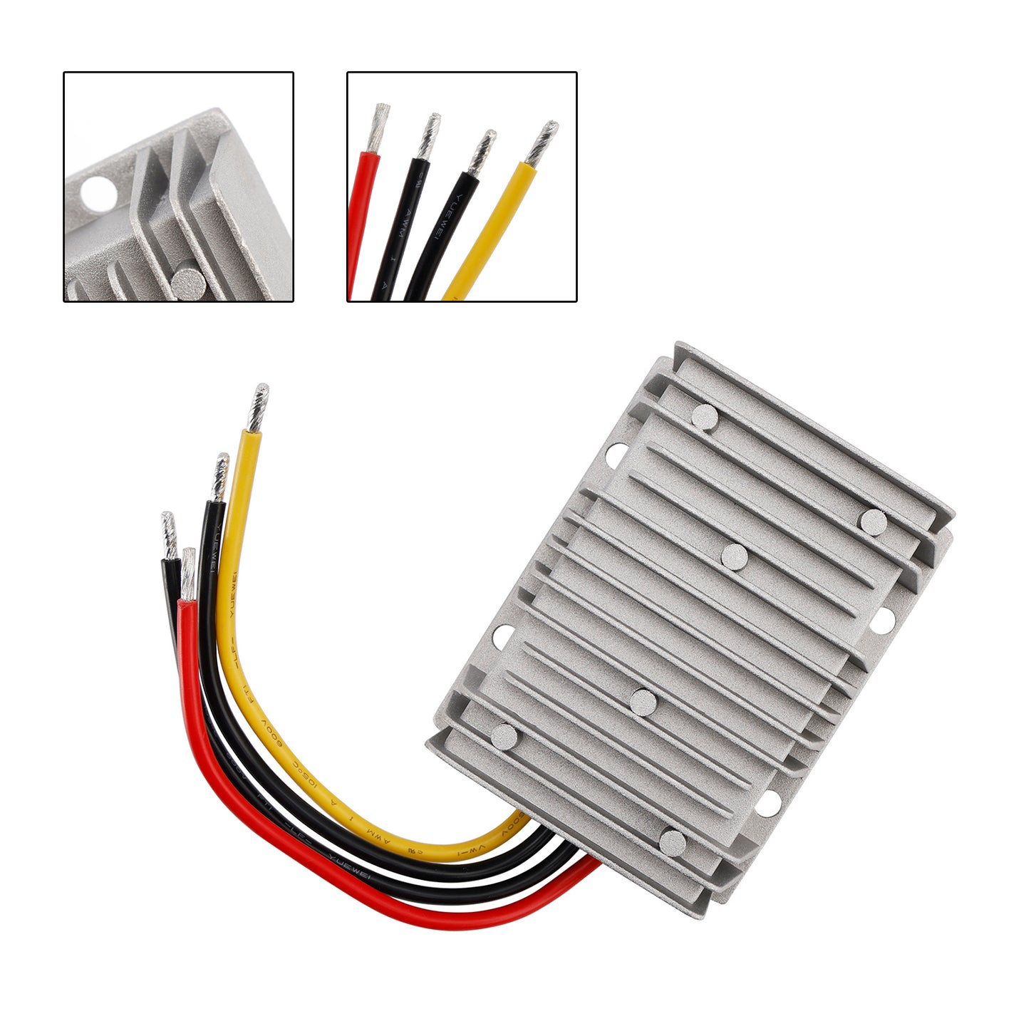 WaterProof 40-120V to 24V 20A 480W Step Down DC/DC Power Converter Regulator