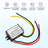 Waterproof DC-DC Converter 30-90V Step Down to 12V Power Supply Module 3A