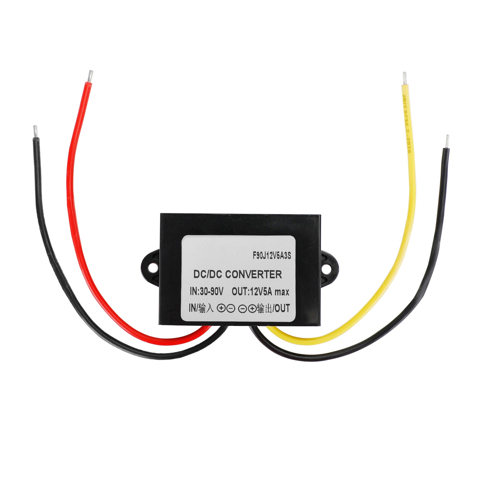 Waterproof DC-DC Converter 30-90V Step Down to 12V Power Supply Module 5A 60W