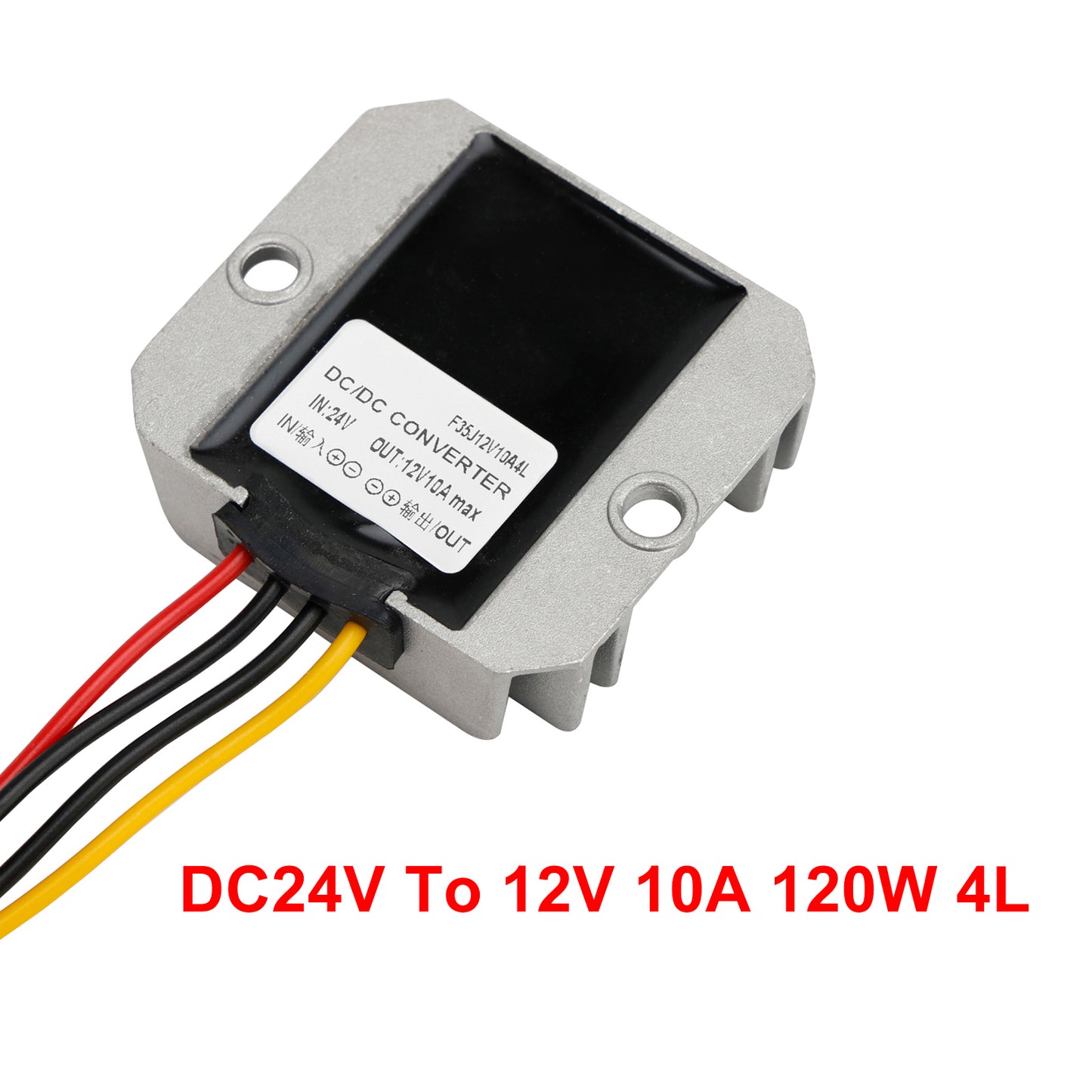 WaterProof 24V to 12V 10A 120W Step Down DC/DC Power Converter Regulator