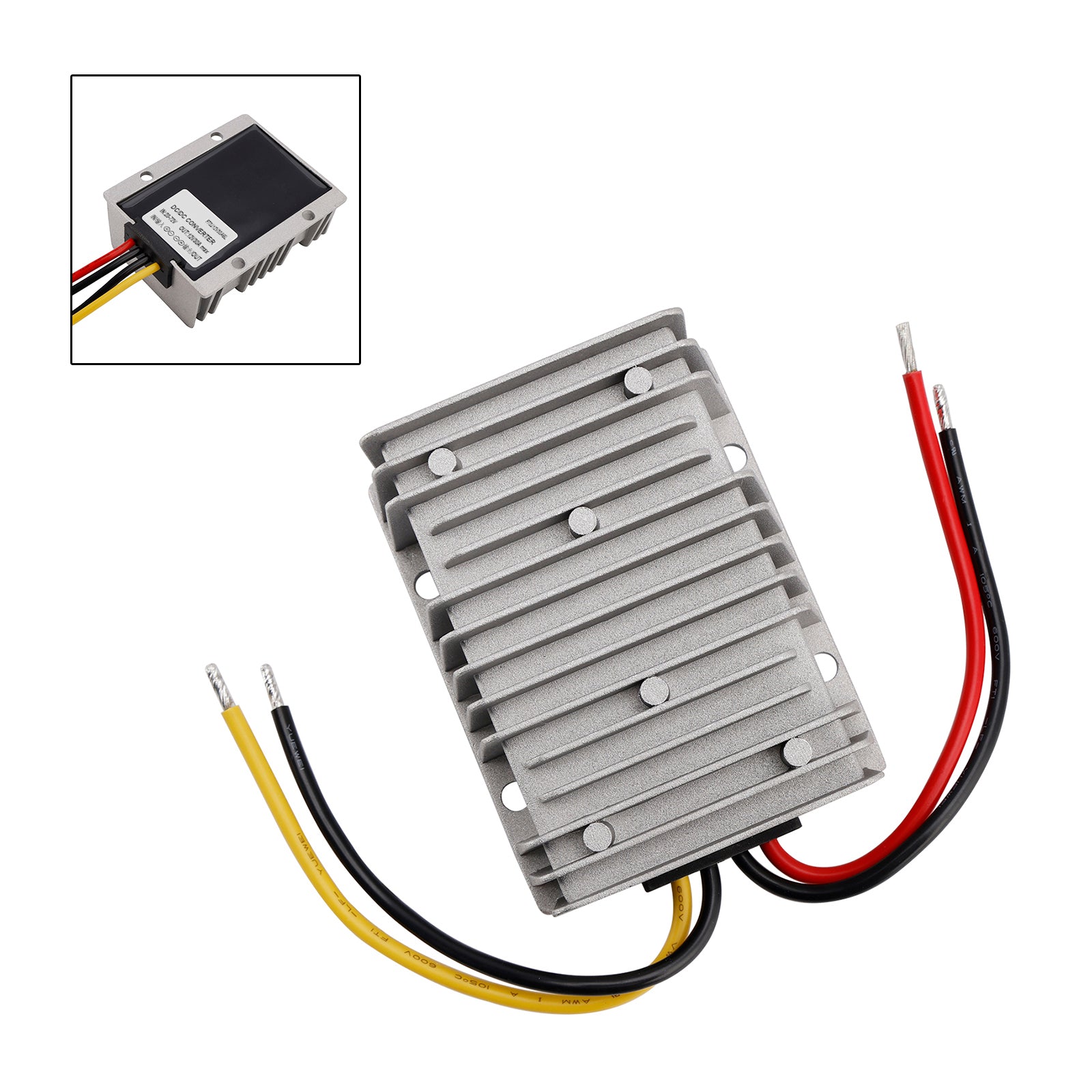 Waterproof DC 20-72V to 12V 30A 360W Step-Down Power Supply Converter Regulator