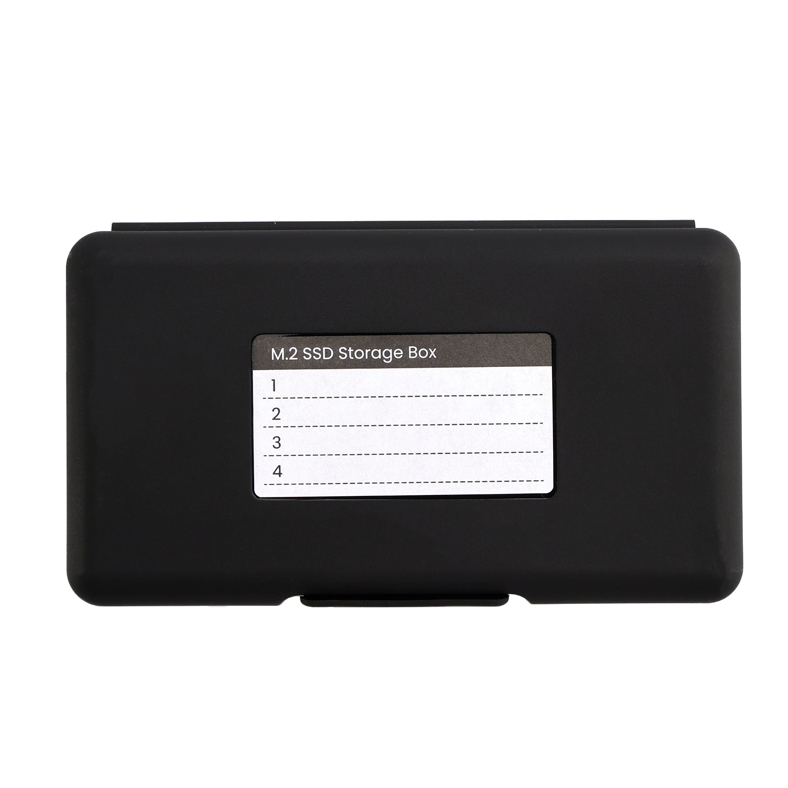 M2 Hard Drive Protection Box Storage Box Solid State Drive Box Shockproof Black