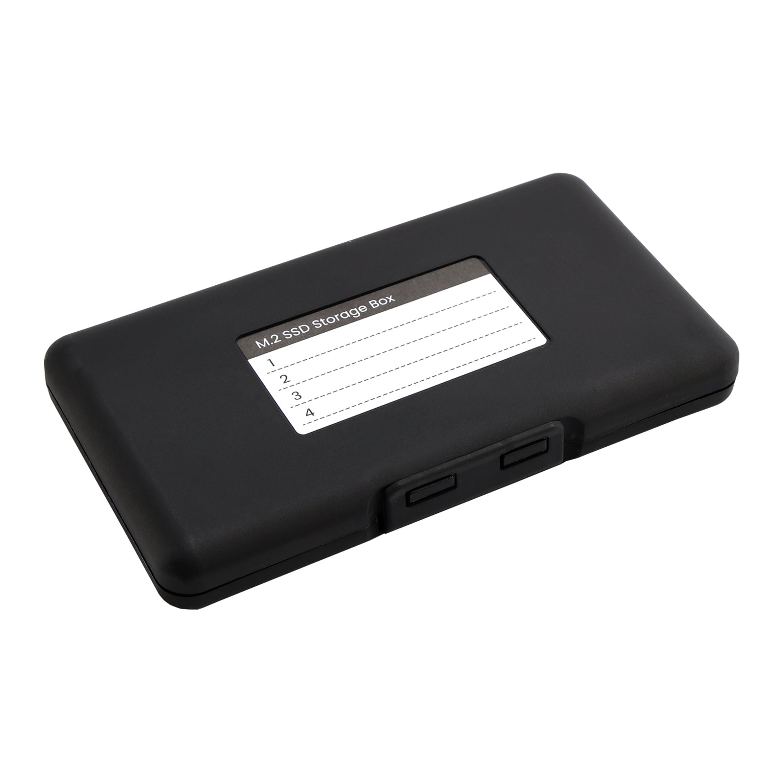 M2 Hard Drive Protection Box Storage Box Solid State Drive Box Shockproof Black