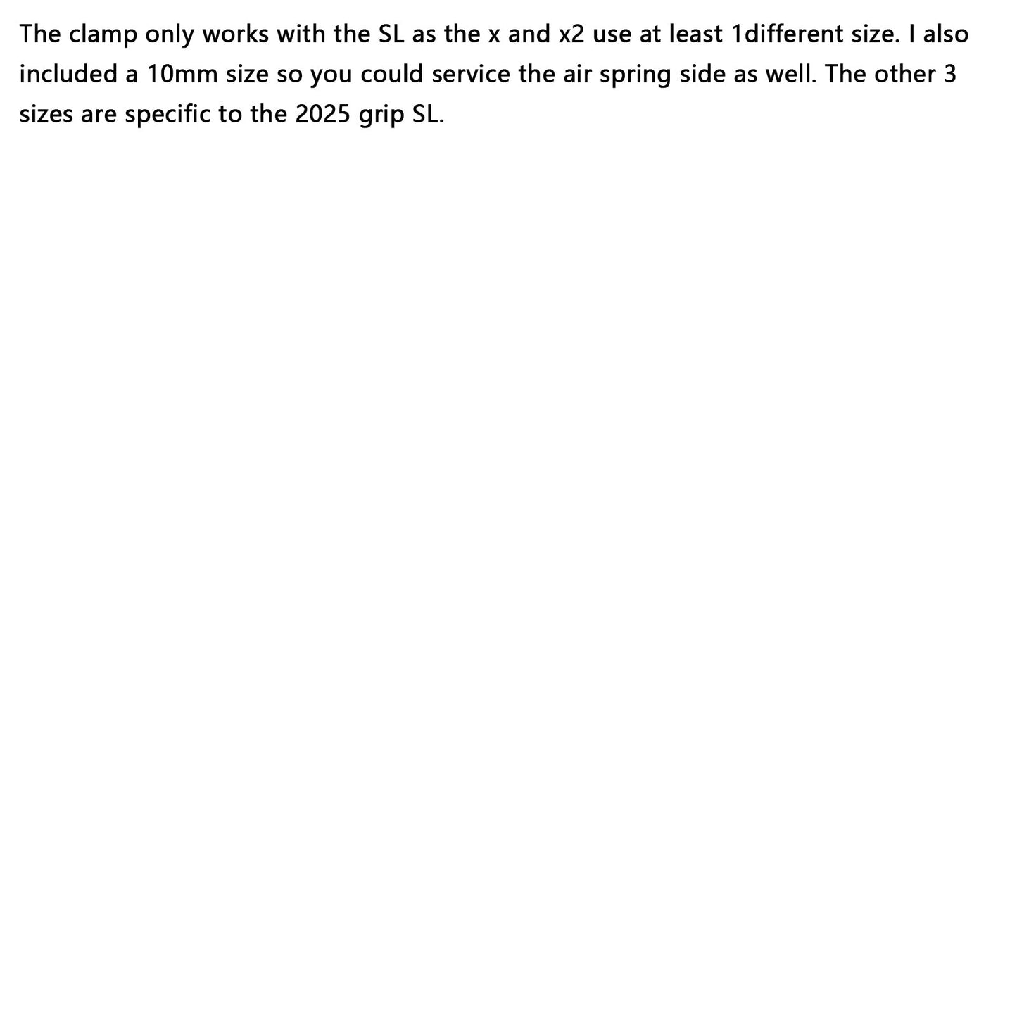 Damper Assembly Clamp/Vise block for FOX GRIP SL 2025 (Copy)