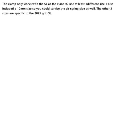 Damper Assembly Clamp/Vise block for FOX GRIP SL 2025 (Copy)