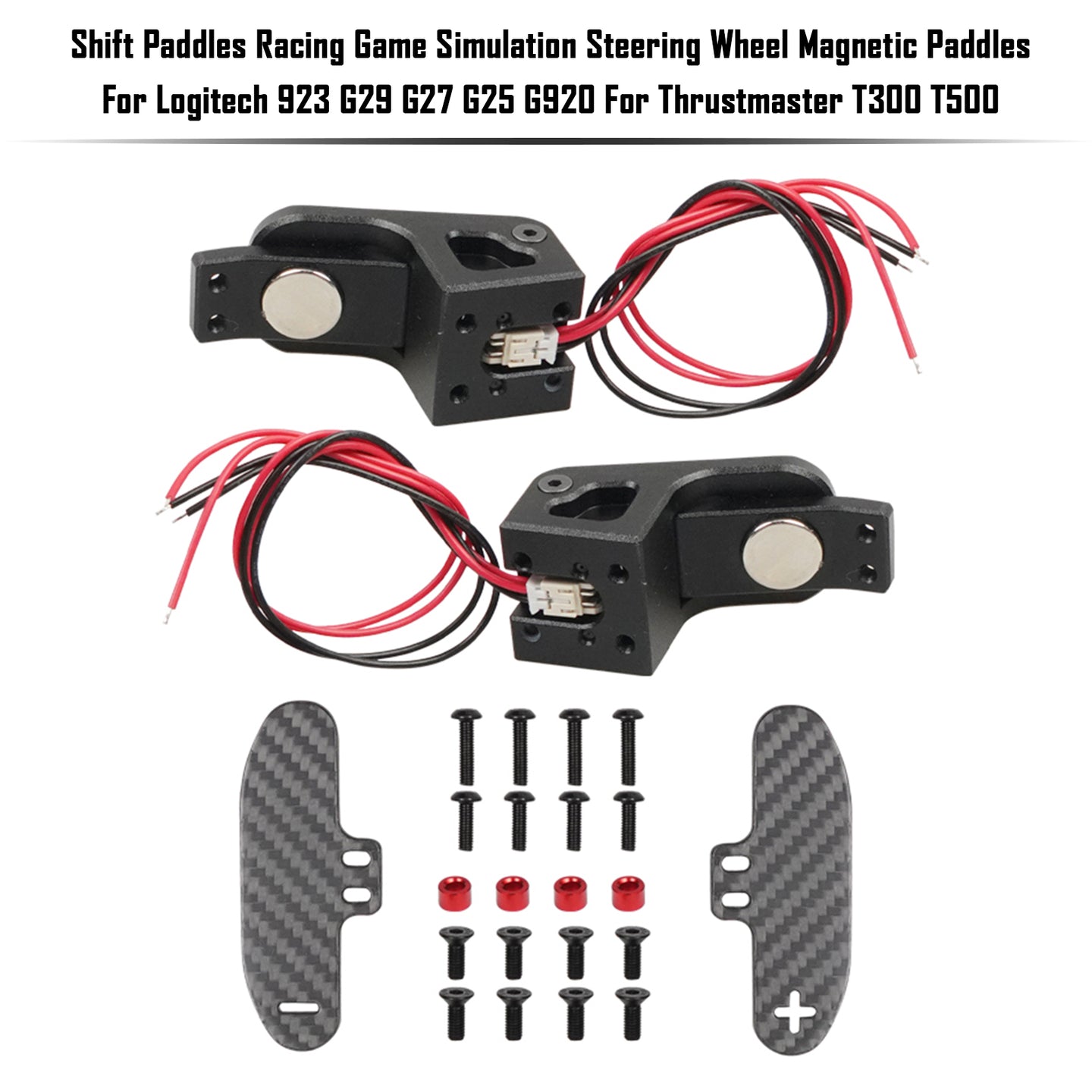Racing Game Simulation Steering Wheel Magnetic Shift Paddles For Logitech G29G27