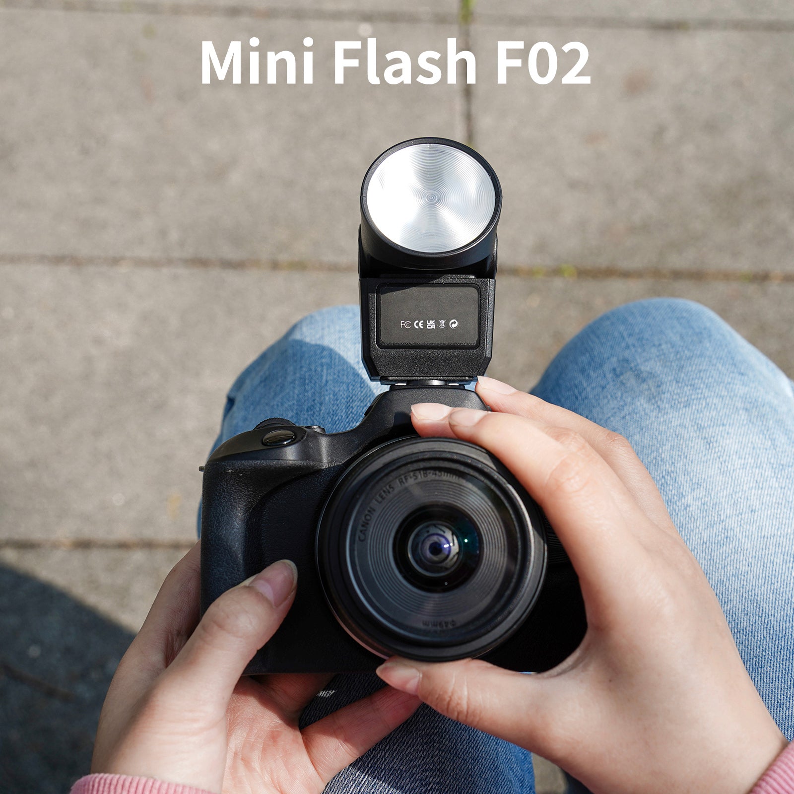 F02 Fill Light Retro Mini Flash Light Micro Single Camera External Top Light