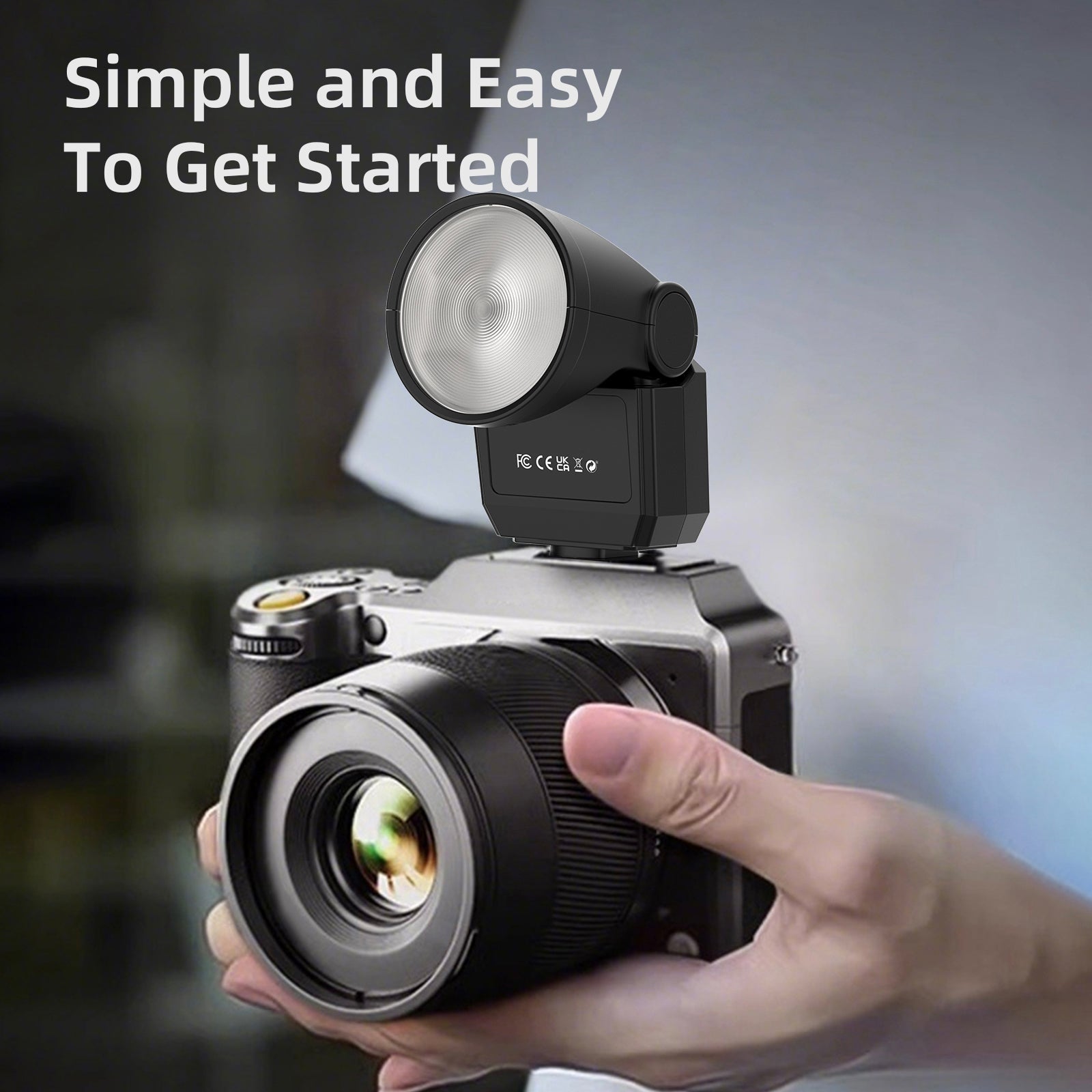 F02 Fill Light Retro Mini Flash Light Micro Single Camera External Top Light