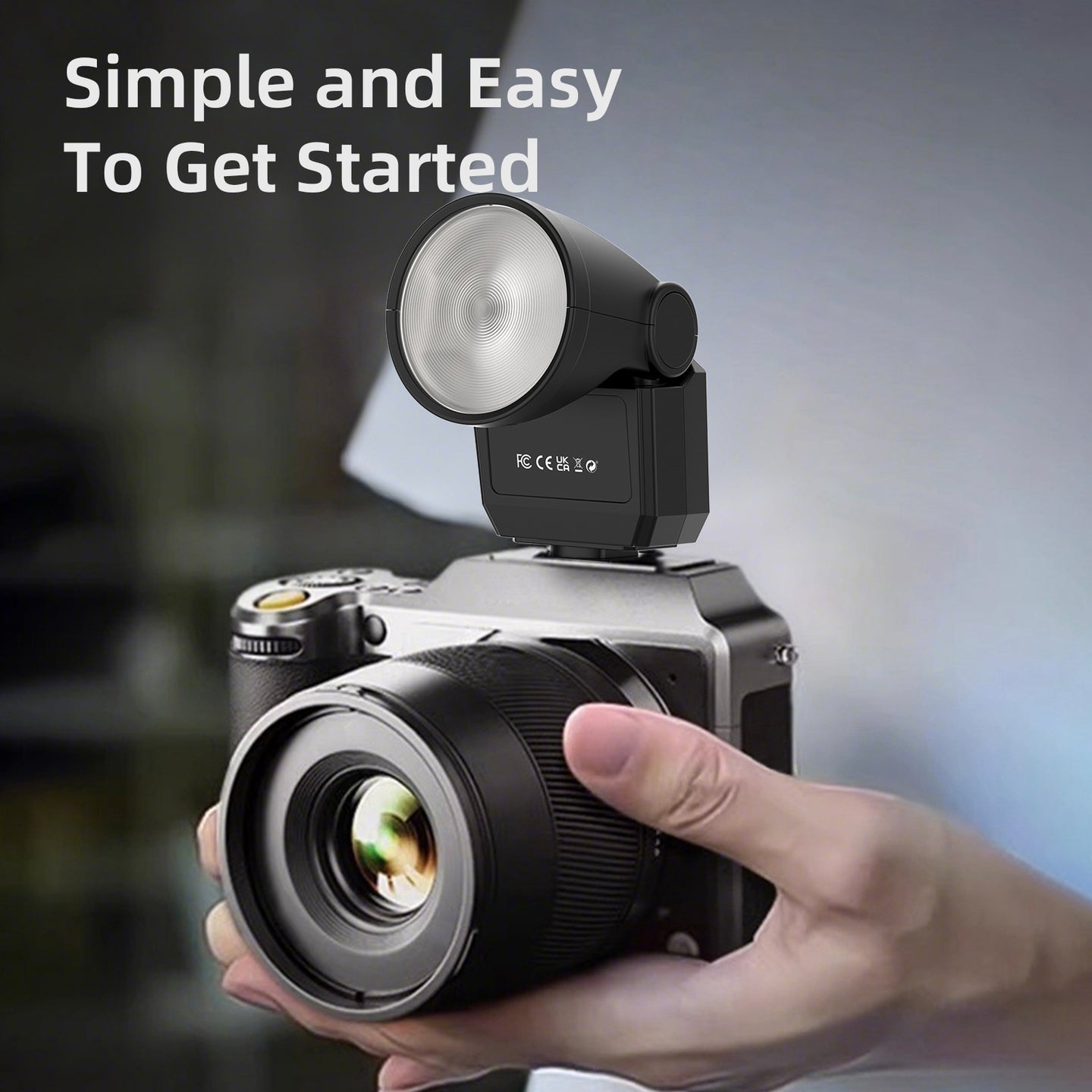 F02 Fill Light Retro Mini Flash Light Micro Single Camera External Top Light