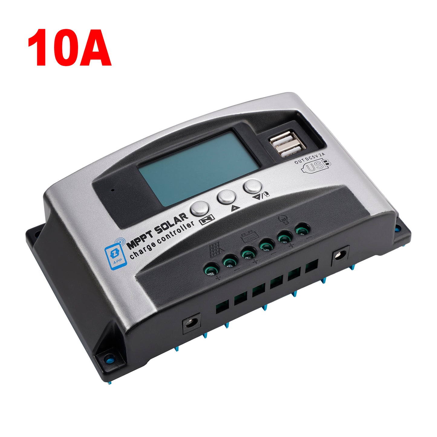 10A MPPT High Energy Solar DSP Controller Repair Battery APP to Remotely Manage
