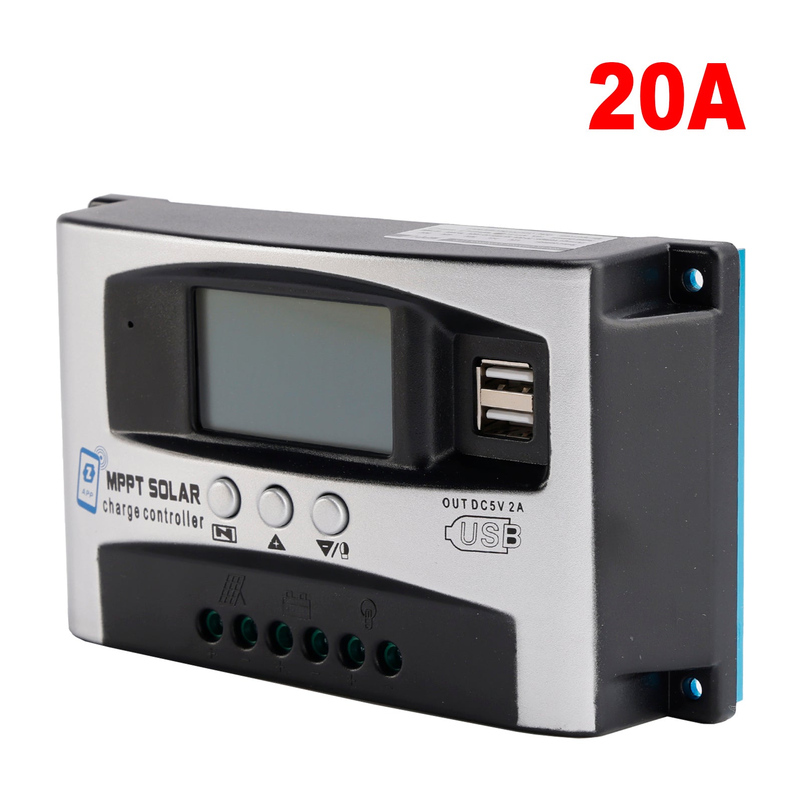 20A MPPT High Energy Solar DSP Controller Repair Battery APP to Remotely Manage