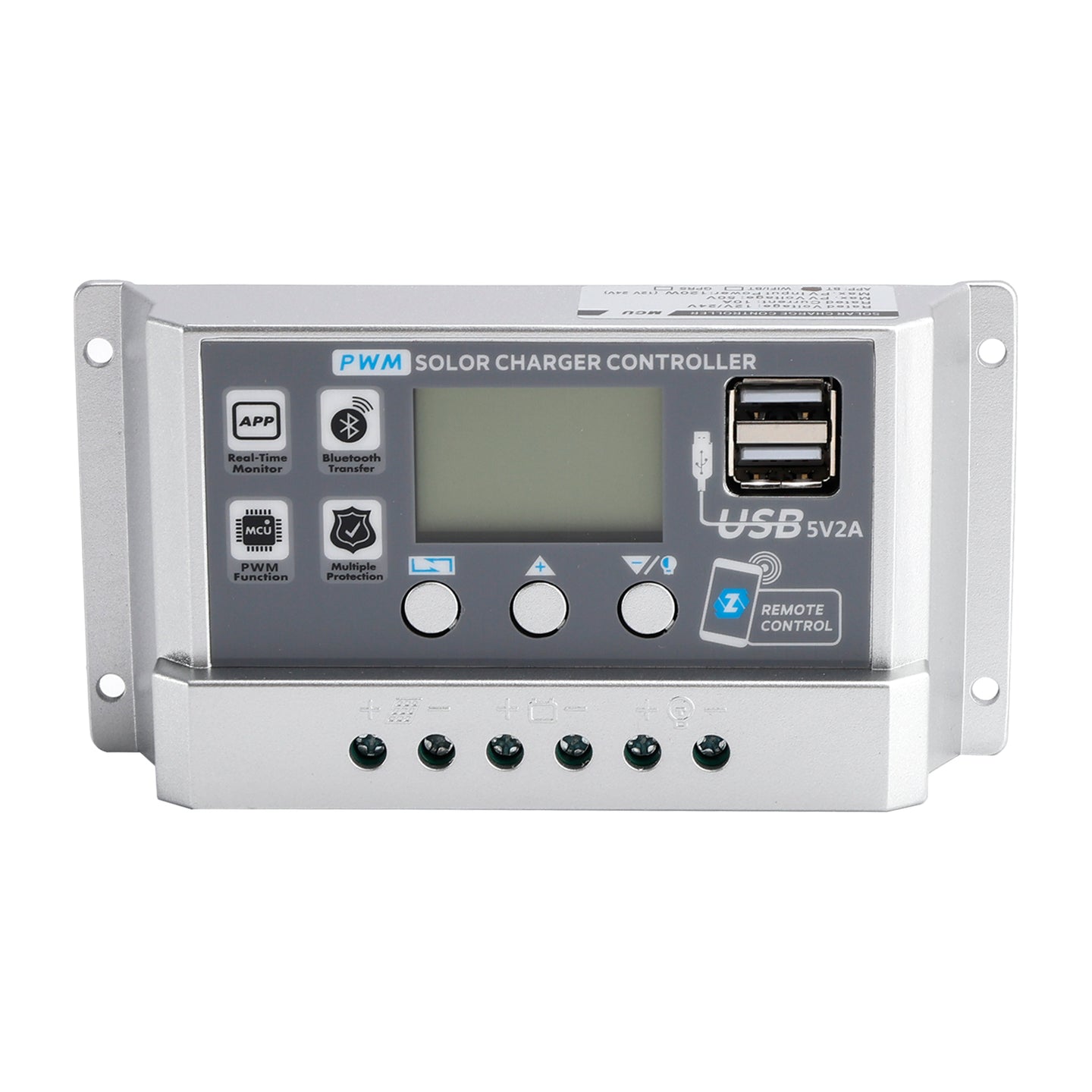 30A PWM Solar Controller Mobile APP Intelligent Control 12V24V Solar Controller