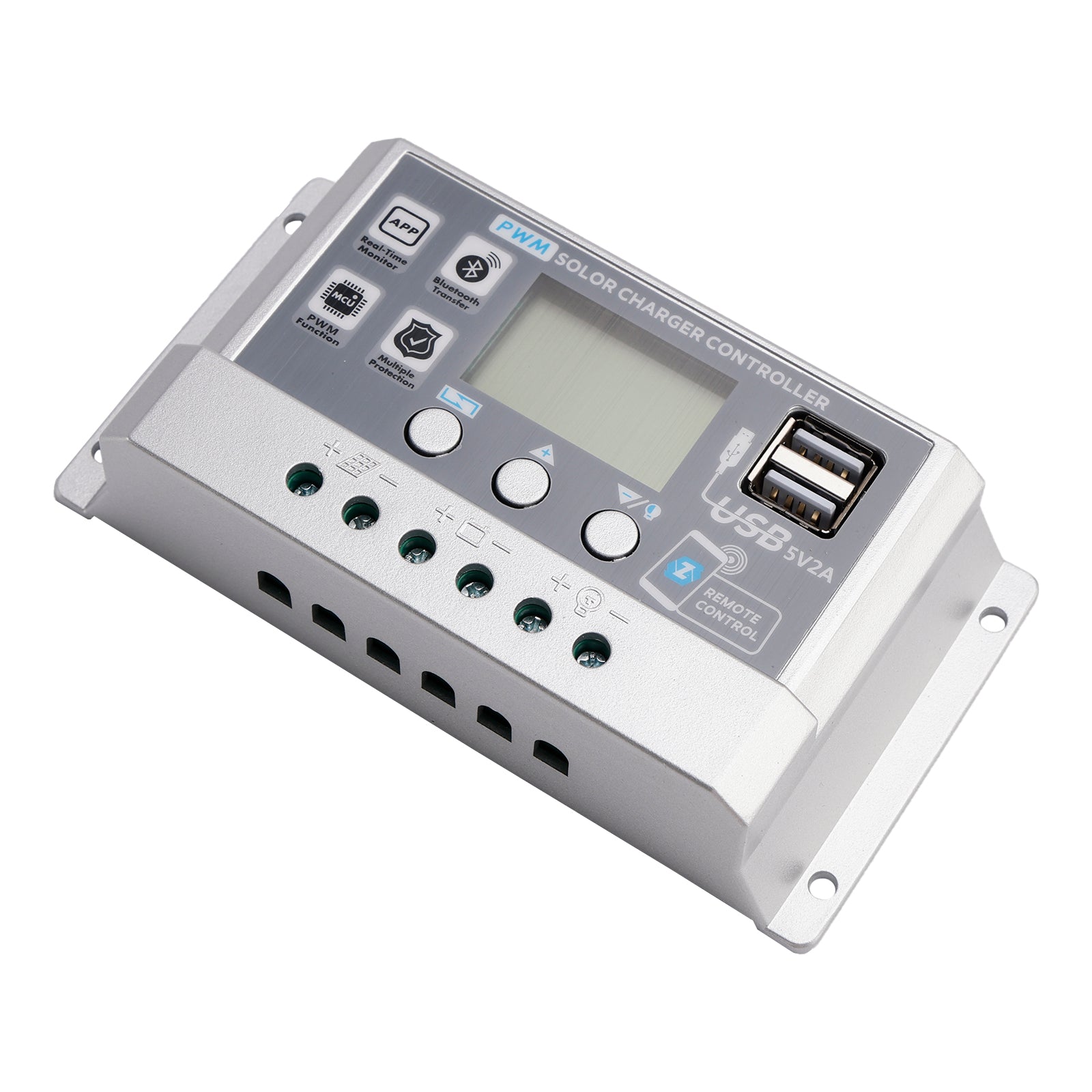 30A PWM Solar Controller Mobile APP Intelligent Control 12V24V Solar Controller