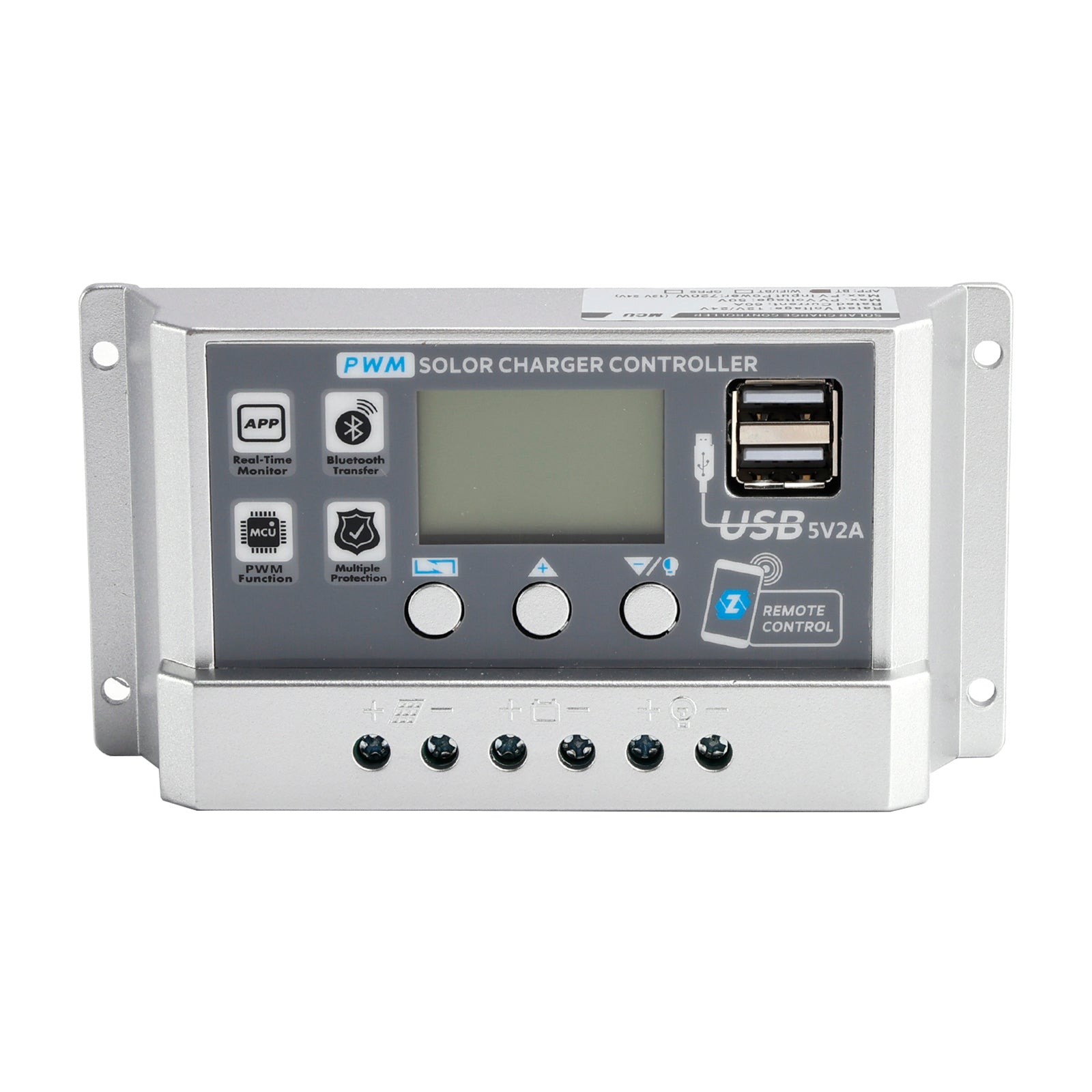 60A PWM Solar Controller Mobile APP Intelligent Control 12V24V Solar Controller
