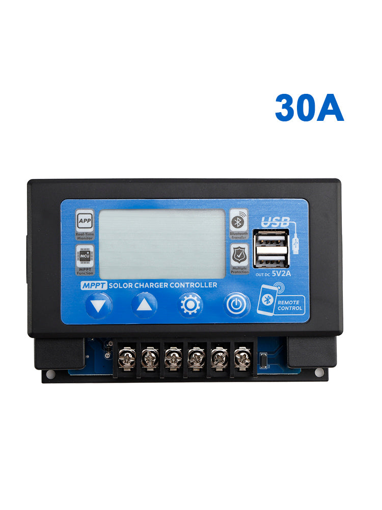 30A Embedded Snap-On Energy Storage Dedicated MPPT Solar Controller Bluetooth