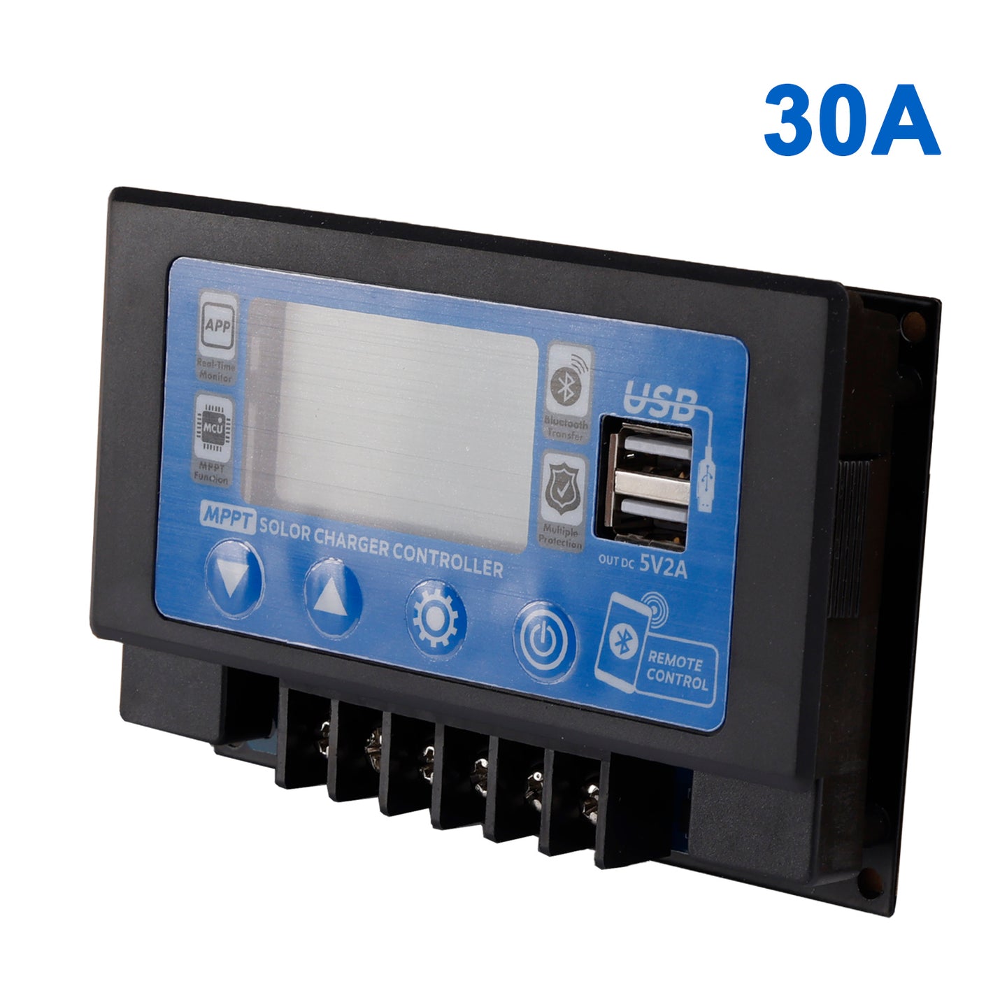 30A Embedded Snap-On Energy Storage Dedicated MPPT Solar Controller Bluetooth