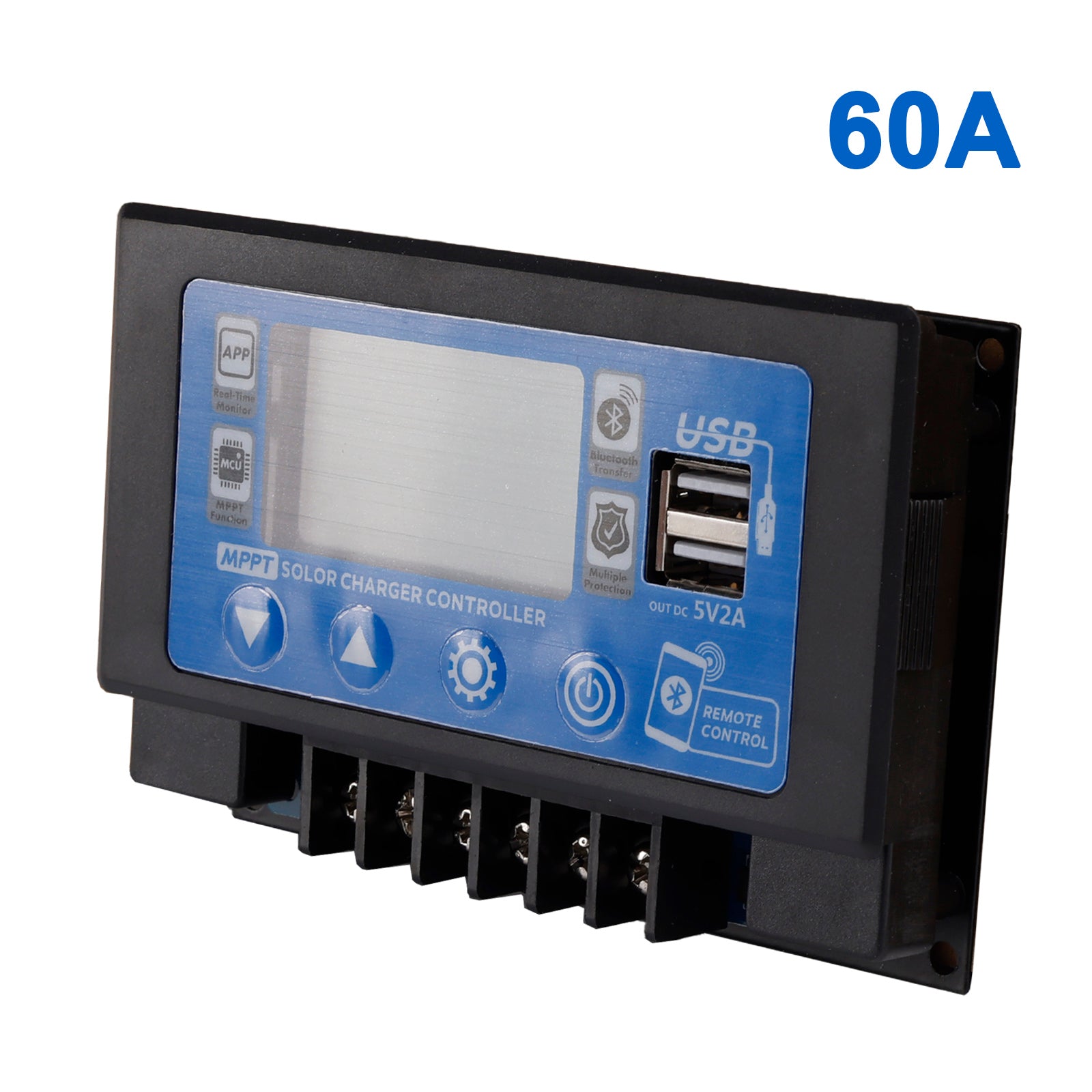 60A Embedded Snap-On Energy Storage Dedicated MPPT Solar Controller Bluetooth