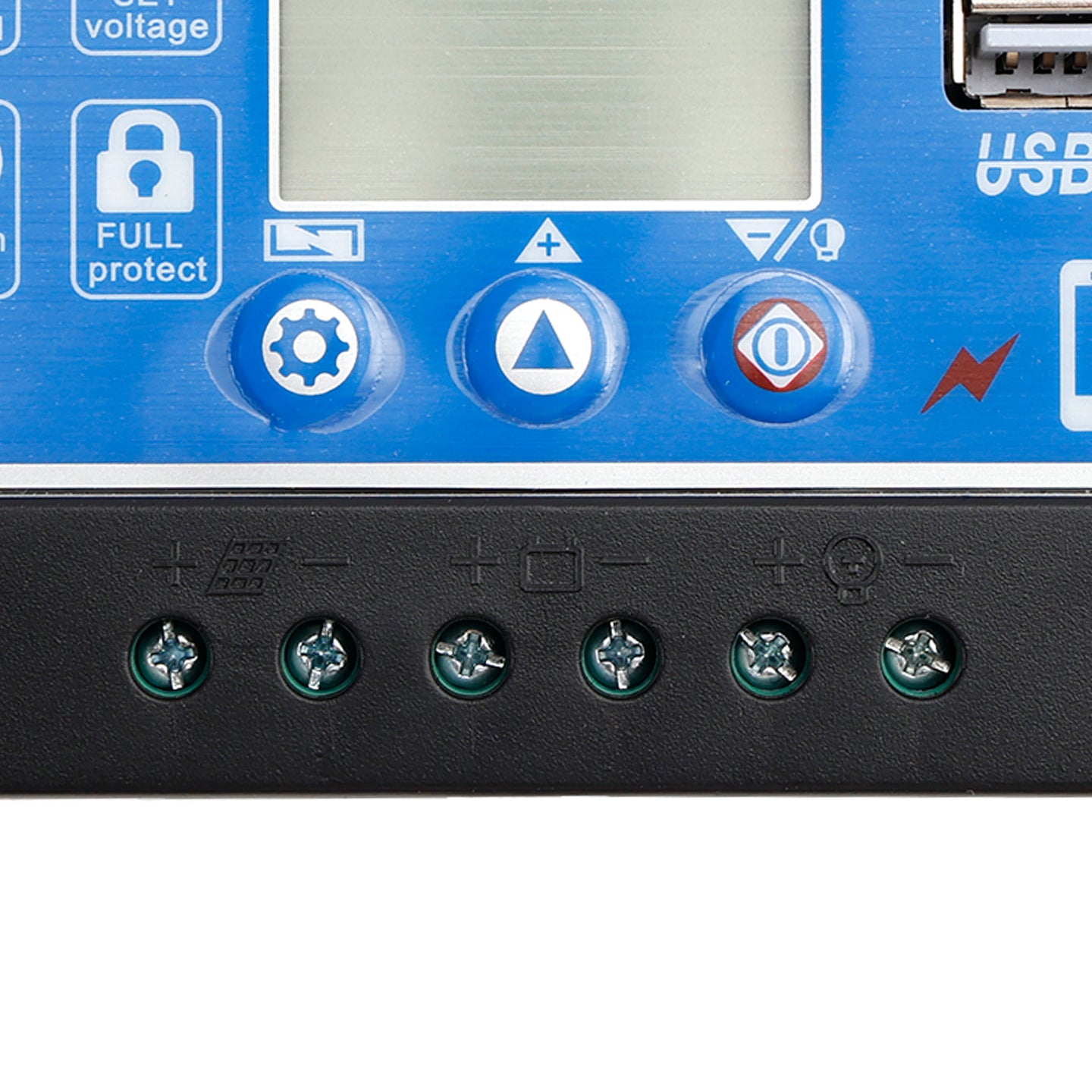 30A PWM Solar Controller Mobile APP Intelligent Control 12V-60V Solar Controller