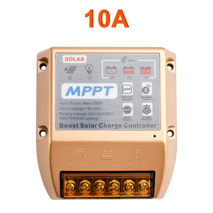 10A Boost MPPT Solar Controller 24V36V48V60V72V Solar Electric Vehicle Charging
