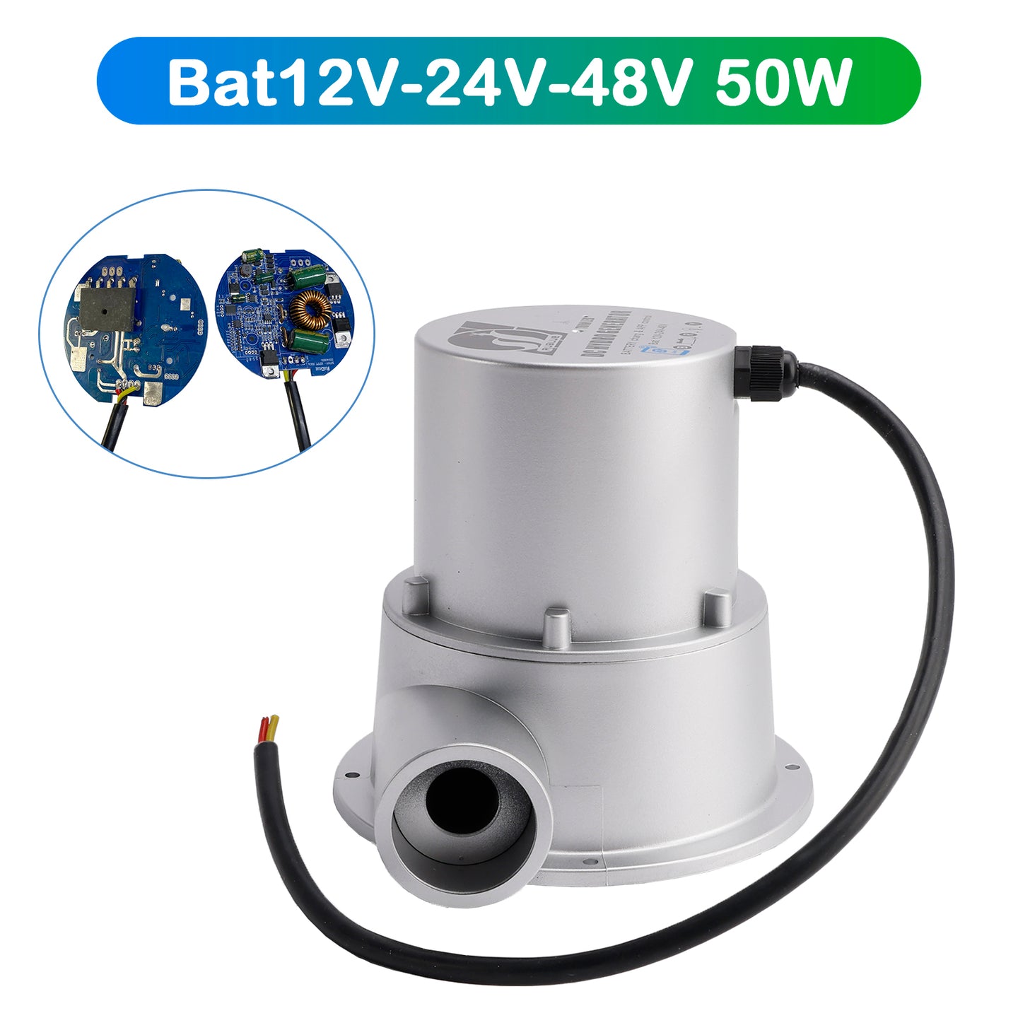 12V/24V/48V Water Flow Turbine Small Hydroelectric Generator Bat12V-24V-48V 50W