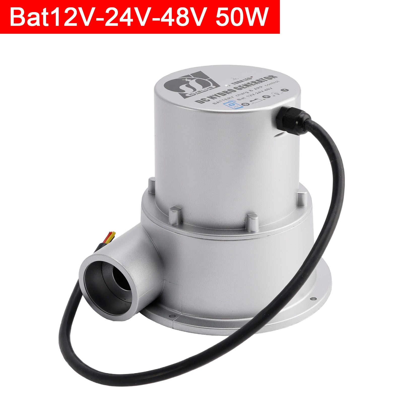 12V/24V/48V Water Flow Turbine Small Hydroelectric Generator Bat12V-24V-48V 50W