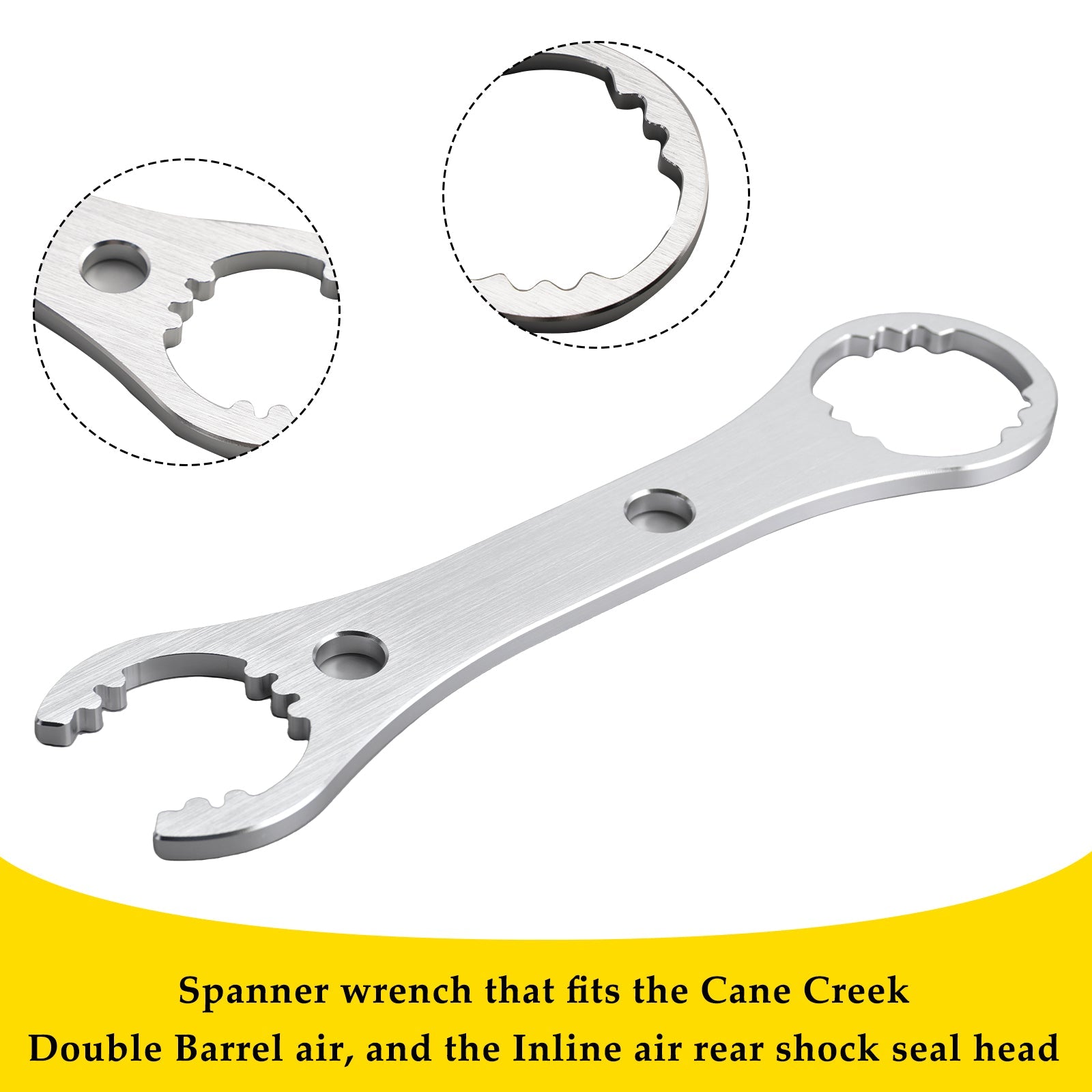BCD0344 Seal Head Wrench Clone for Cane Creek DB Inline