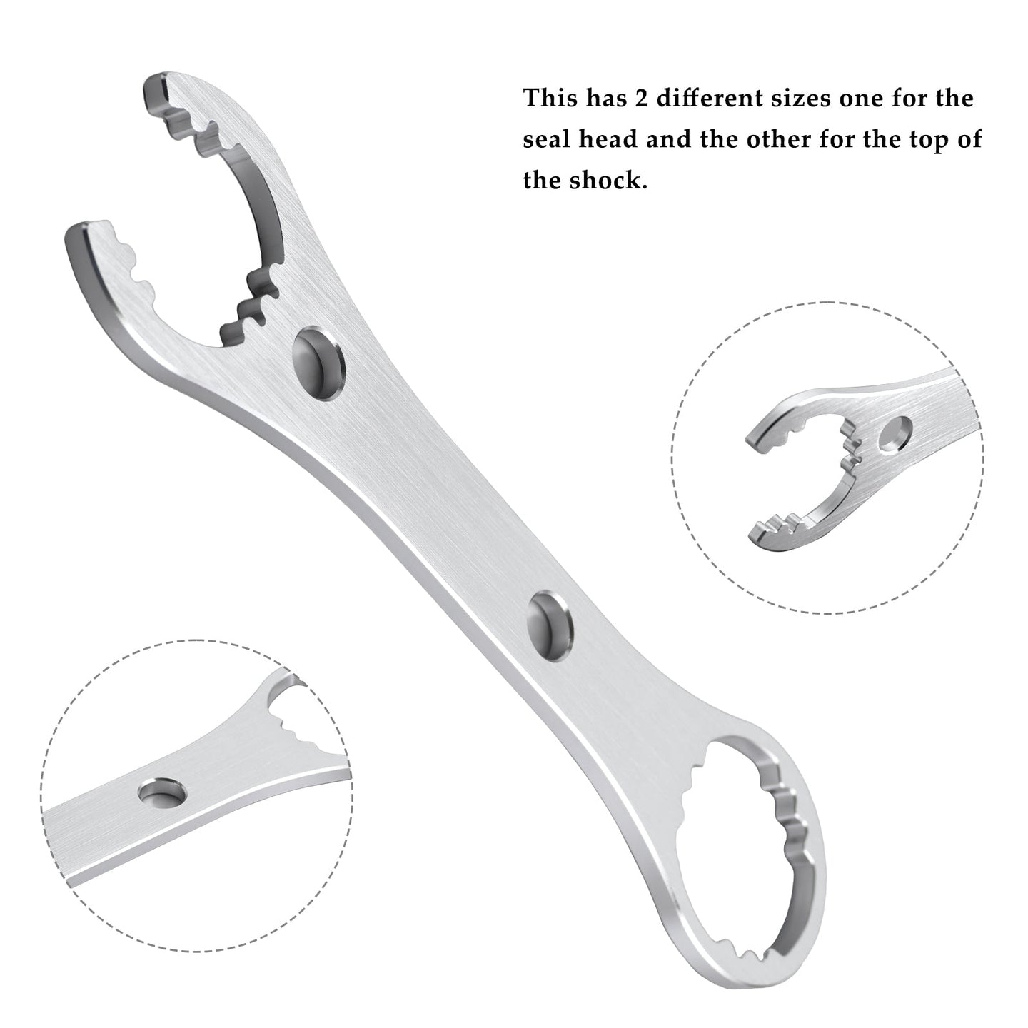 BCD0344 Seal Head Wrench Clone for Cane Creek DB Inline