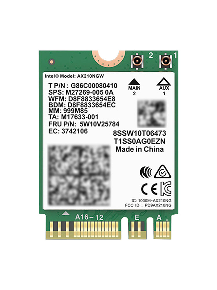 AX210 Module Bluetooth 5.2 Built-in Wireless Gigabit Network Card Supports WIFI6