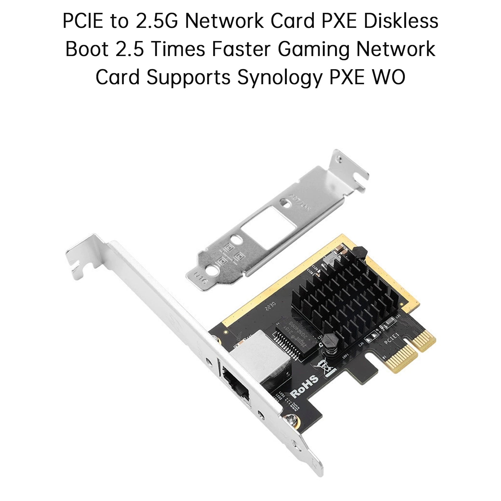 PCIE to 2.5G Network Card PXE Diskless Boot Network Card Support Synology PXE WO (Copy)