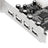 HUB 2.0 PCIE to USB 2.0 Expansion Card Moschip Adapter Card 4PIN Power Supply