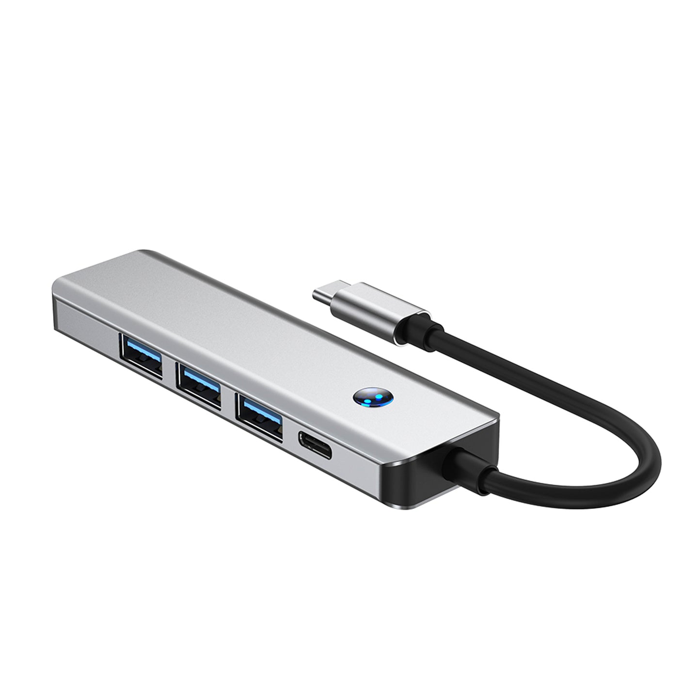5 in 1 TYPE-C+USB3.0*1+USB2.0*2+HDMI+PD100W Interface Hub Adapter Dock for iPad