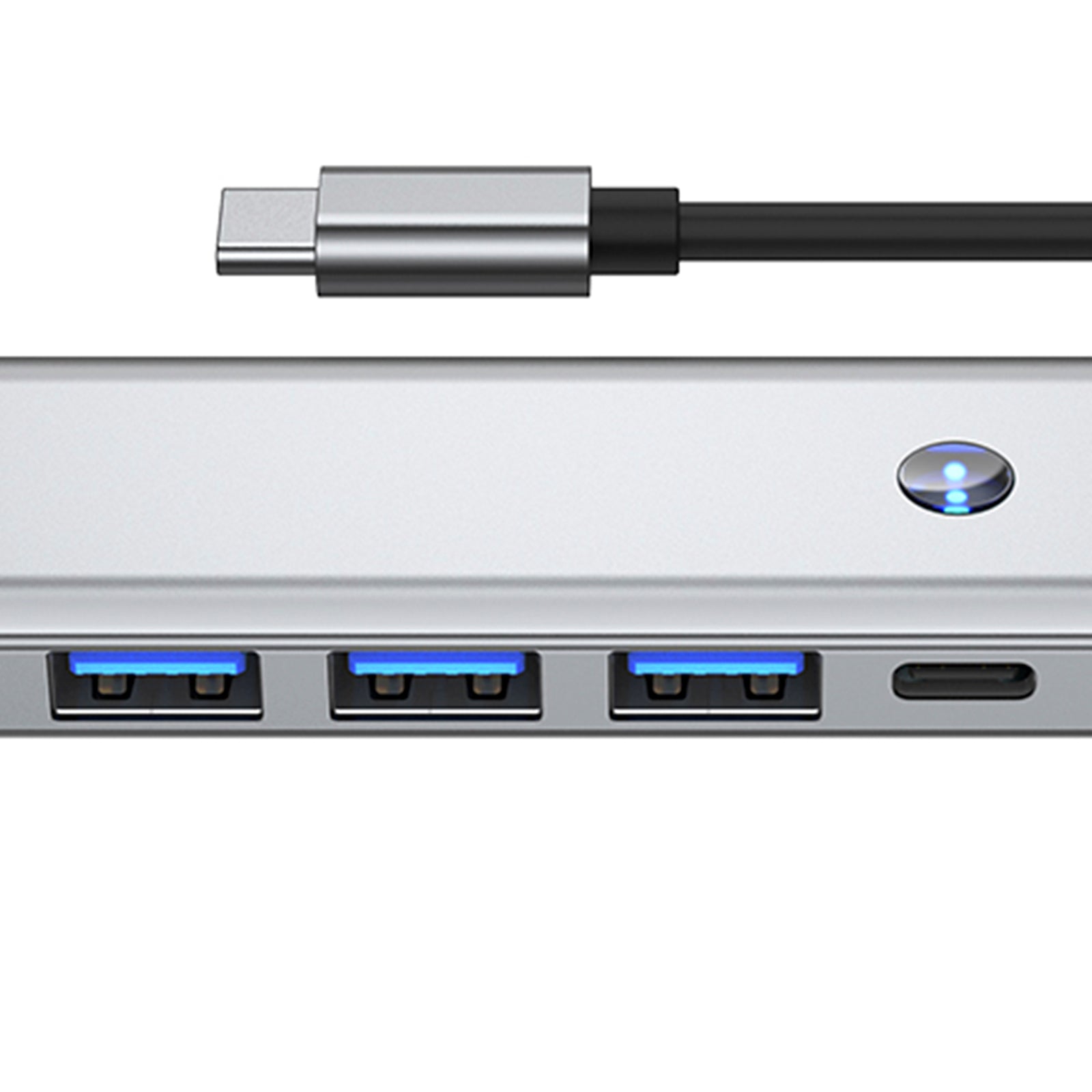 5 in 1 TYPE-C+USB3.0*1+USB2.0*2+HDMI+PD100W Interface Hub Adapter Dock for iPad