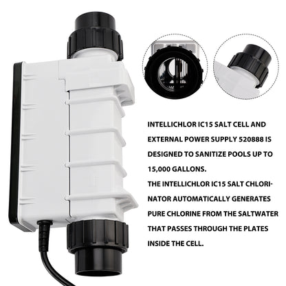 IC15 EC-520888 Salt Cell Chlorine Generator Replacement Salt Cell Systems