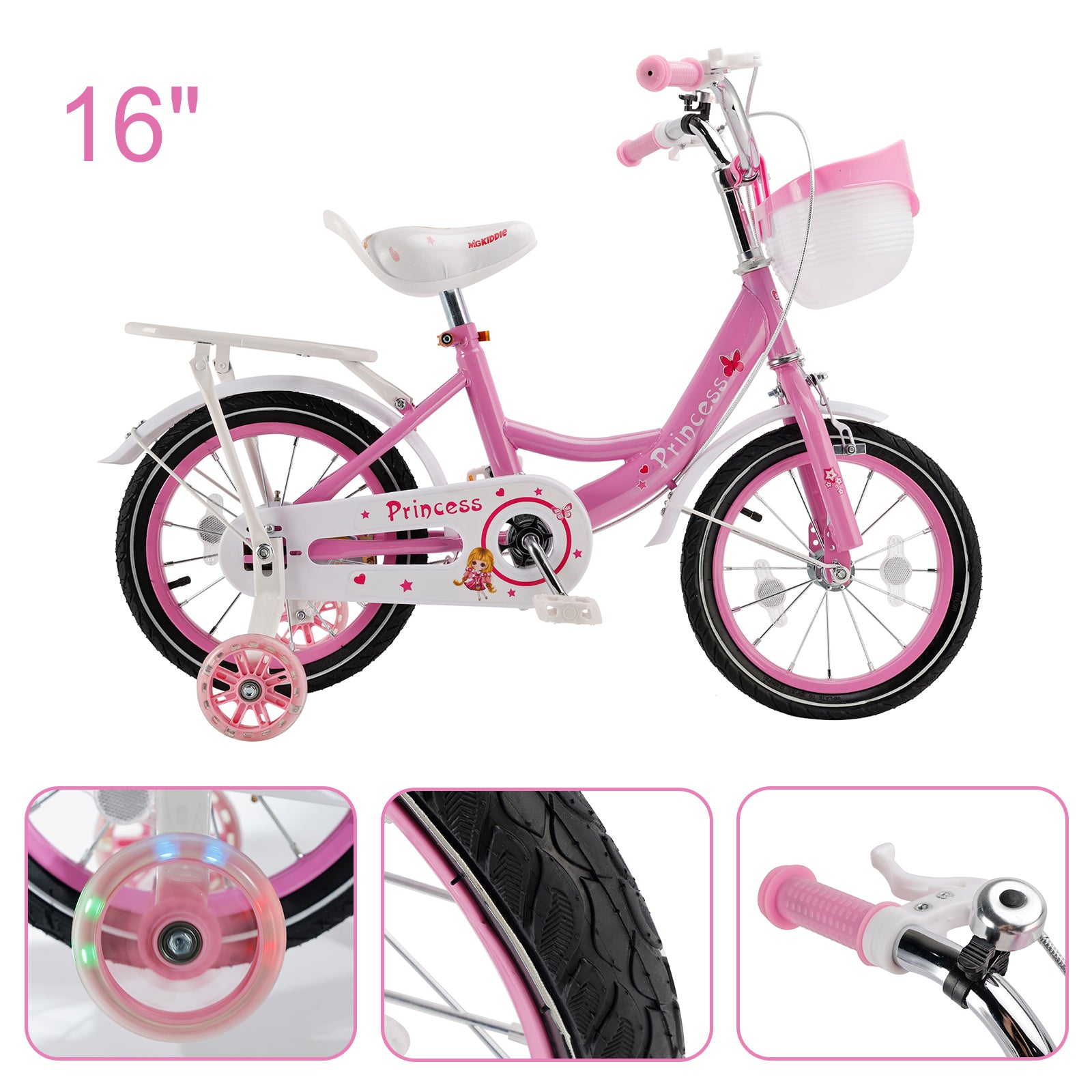 16 inch Girls Bicycle Girls Bike Pink/Purple (Copy)