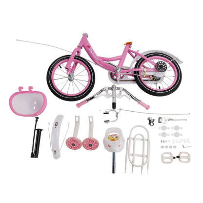16 inch Girls Bicycle Girls Bike Pink/Purple
