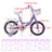 16 inch Vibrant Kid Bike with Flash Wheels & Adjustable Comfort